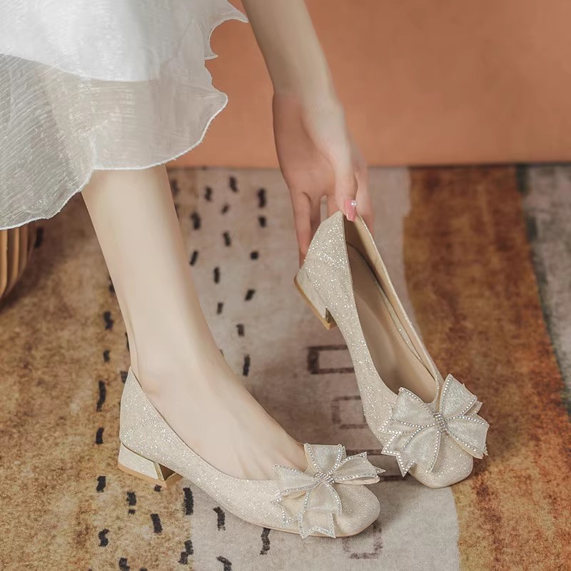 Women Shoes With Heels - 2025 여성 가을 신상 이브닝 소프트