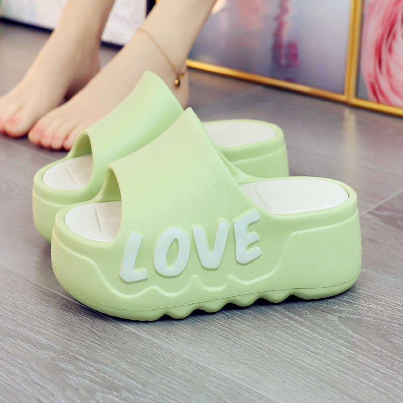 Women'S Shoes For Flat Feet - 하이힐 6cm 플랫폼 슬리퍼 여름 소프트