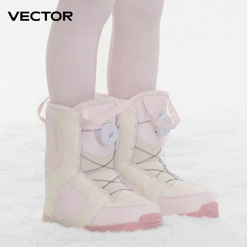 Women Shoes Vector - 전문 어린이 스키 신발, 따뜻한 방수