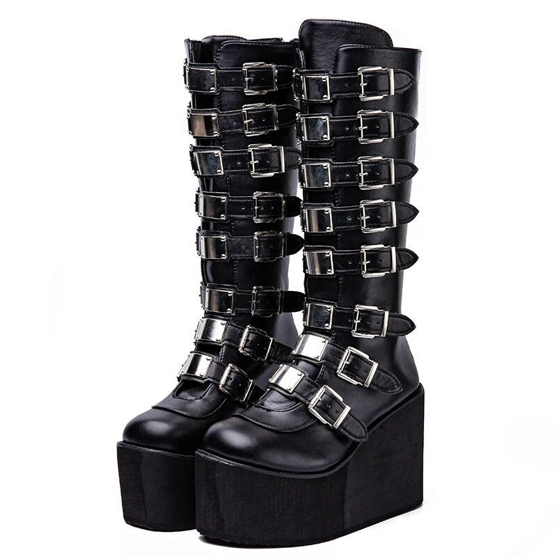 Women Shoes Big W - 2025년 겨울 여성 부츠 웨지힐 하이힐
