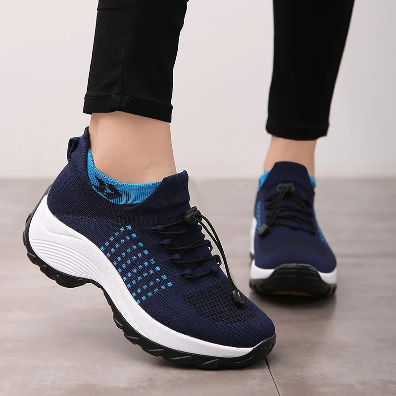 야외 여성 워킹 스니커즈, 패션 조깅 양말 신발, 청소 - Women Shoes Qc 리뷰 및 가격