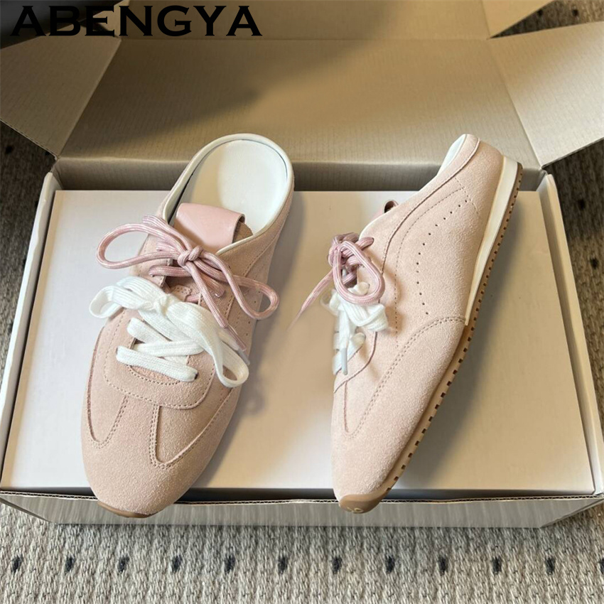 여성용 레이스 업 캐주얼 플랫 슬리퍼 여름 통기성 편안 - Women Shoes Sneakers 리뷰 및 가격
