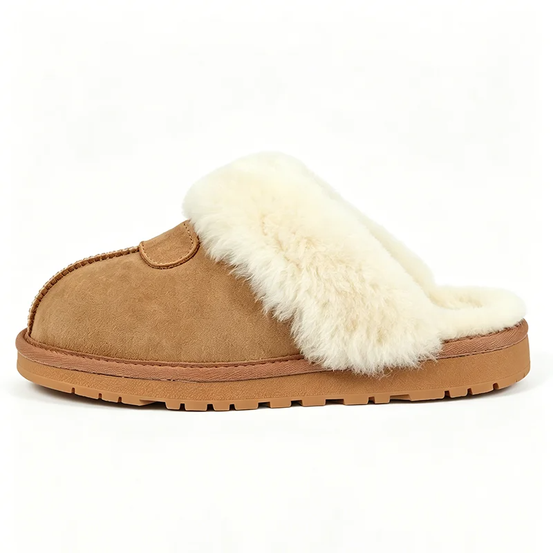여성을위한 천연 모피 슬리퍼 겨울 따뜻한 실내 부드러운 - Women'S Shoes For Flat Feet 리뷰 및 가격