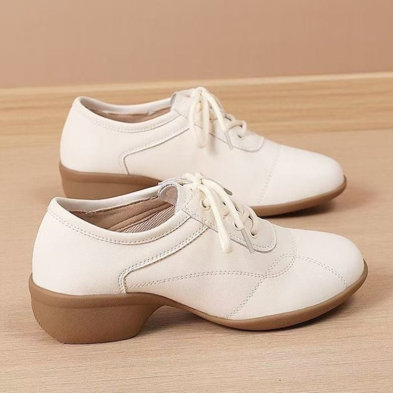 여성용 로우힐 댄스 스니커즈 레이스업 소프트 인조 가죽 - Women Shoes Sneakers 리뷰 및 가격