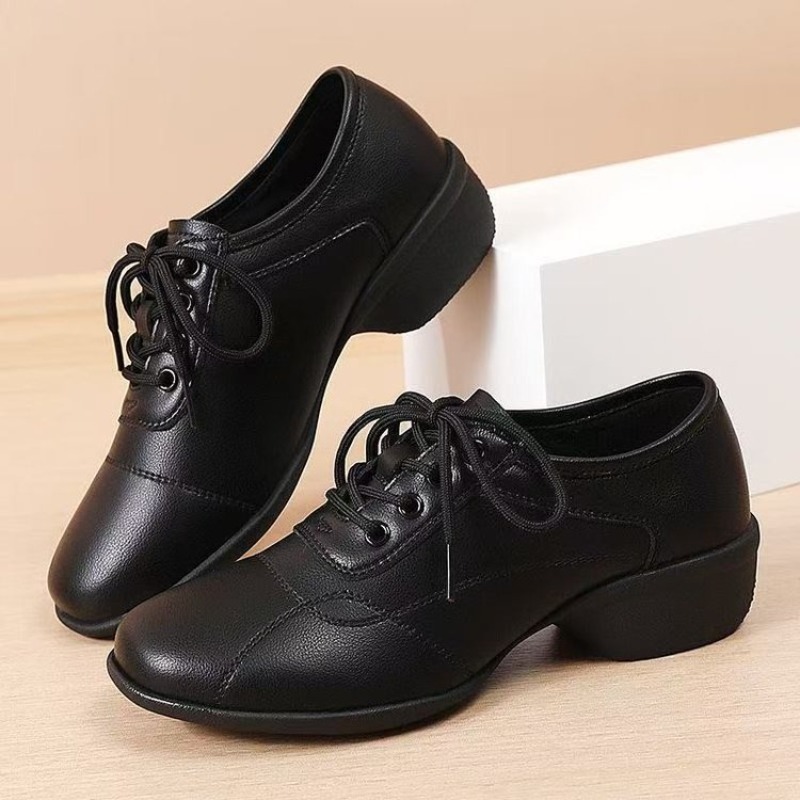 여성용 로우힐 댄스 스니커즈 레이스업 소프트 인조 가죽 - Women Shoes Sneakers 리뷰 및 가격