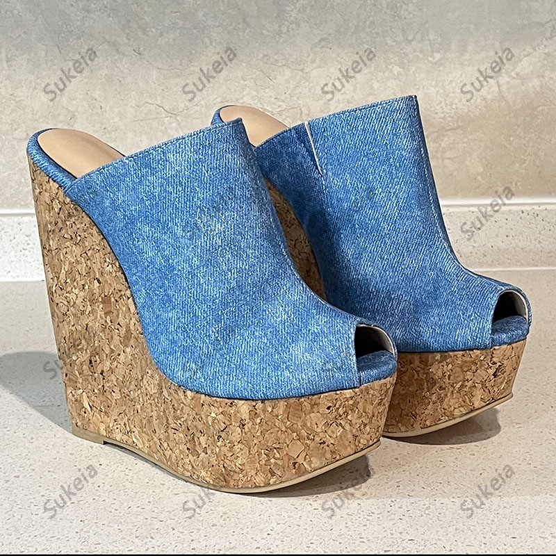 Sukeia 수제 여성 플랫폼 슬링백 샌들 코르크 웨지 - Cork Wedge Sandal 리뷰 및 가격