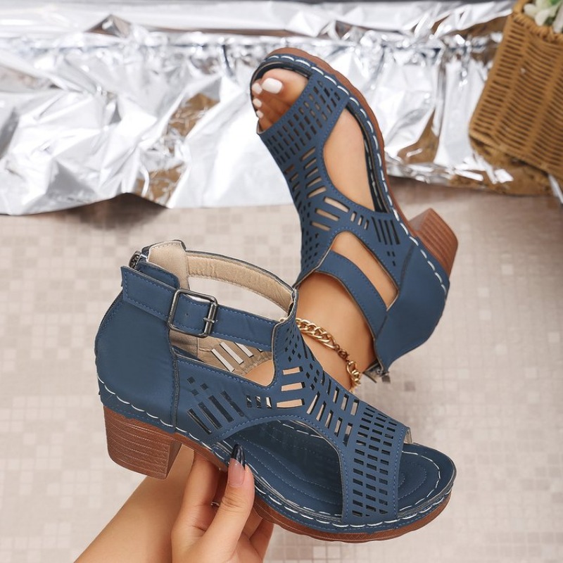 로마 스타일 여성용 샌들 통기성이 좋고 스타일리시한 속 - Cork Wedge Sandal 리뷰 및 가격