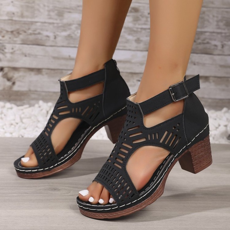 로마 스타일 여성용 샌들 통기성이 좋고 스타일리시한 속 - Cork Wedge Sandal 리뷰 및 가격