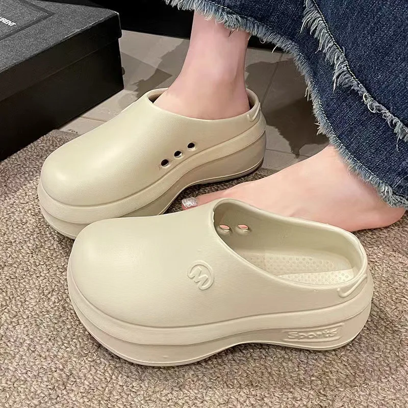 여성 청키 플랫폼 샌들 클로그 슬리퍼 여름용 부드러운  - Cork Wedge Sandal 리뷰 및 가격