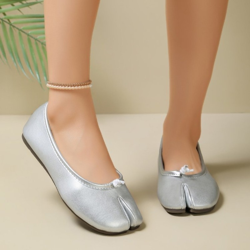 여성용 스플릿 토 발레 플랫 노트 장식 슬립온 플랫 슈 - Women'S Shoes For Flat Feet 리뷰 및 가격